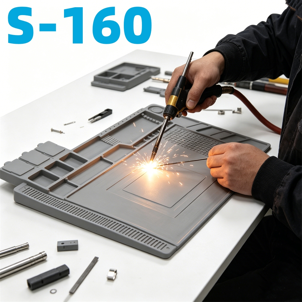 Electronics Repair Workstation - Magnetic Mat Silicone Work Mat Soldering