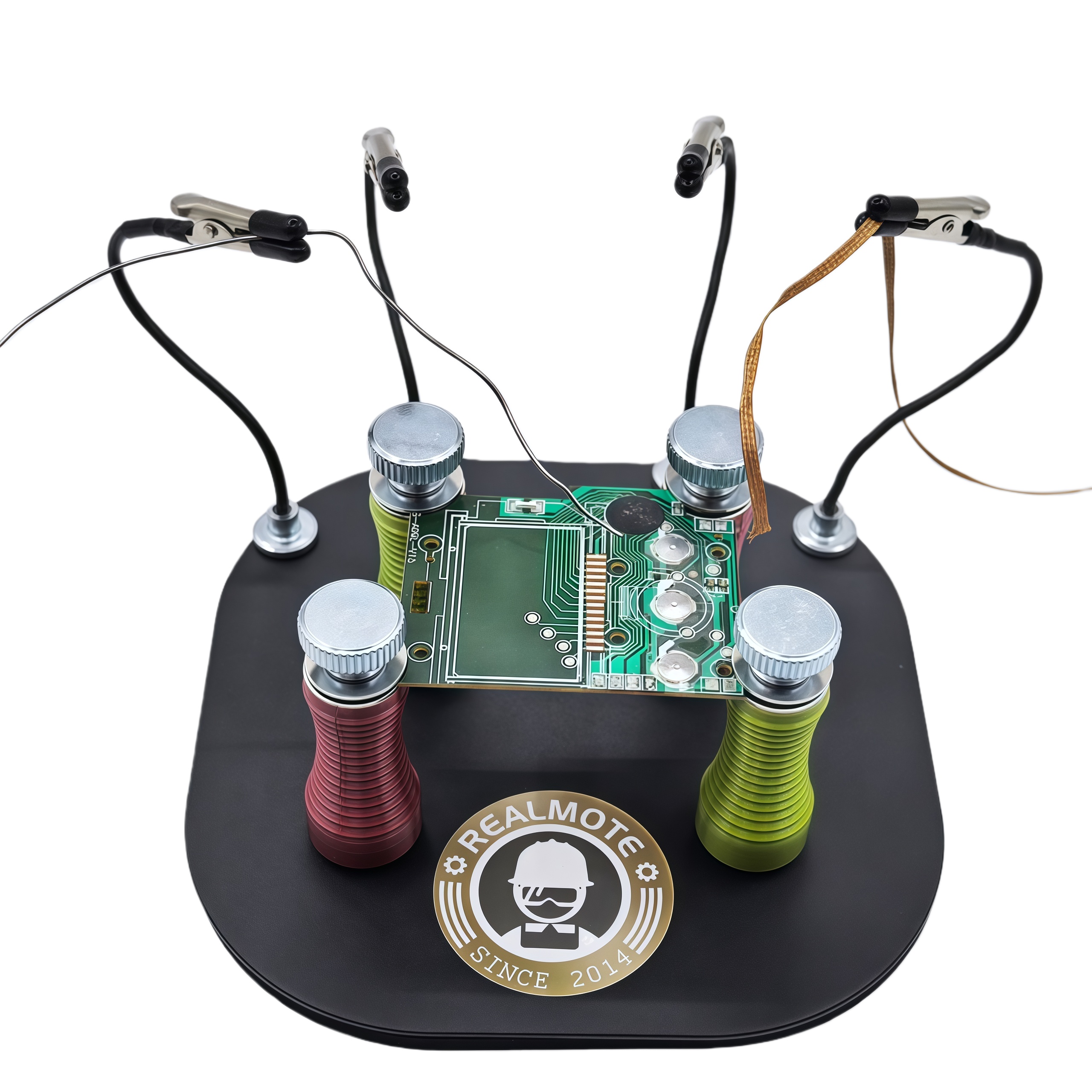 Electronics Repair Workstation - Universal PCB Holder Soldering Platform Magnetic