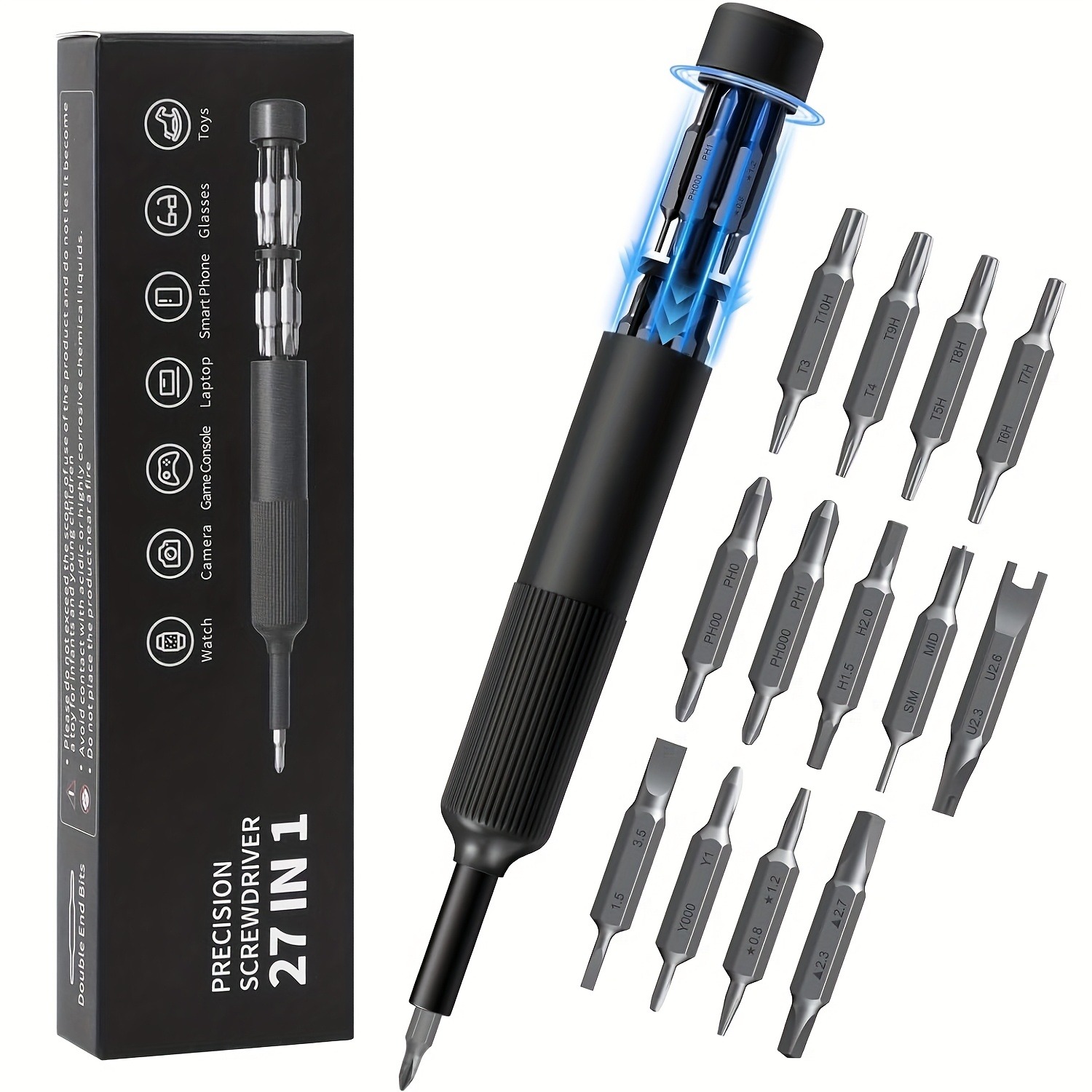 Electronics Repair Glasses - 27 in 1 precision screwdriver set,