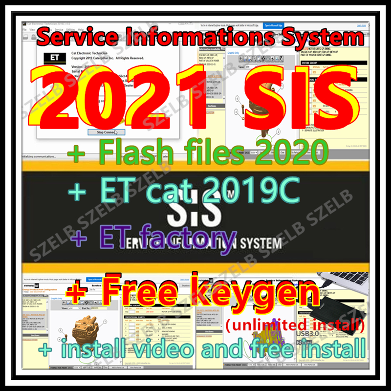 2021 SIS software + Cat ET 201 - Electronics Repair Service incelemesi ve fiyatı