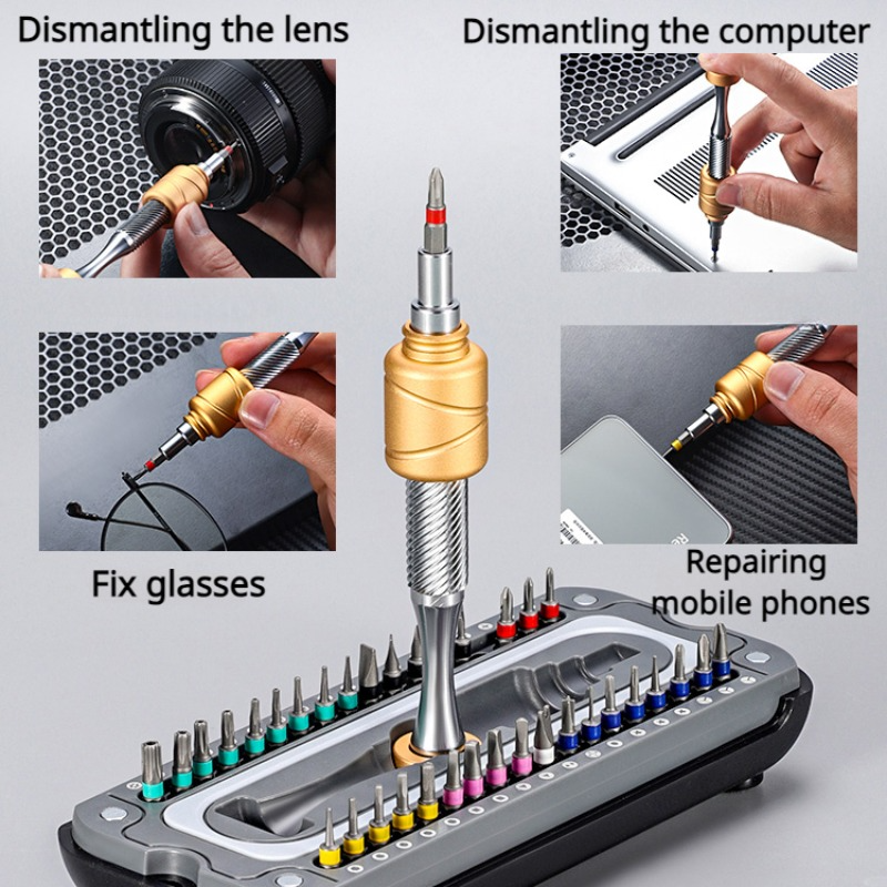 37 In 1 Screwdriver Tool Set M - Electronics Repair Glasses incelemesi ve fiyatı