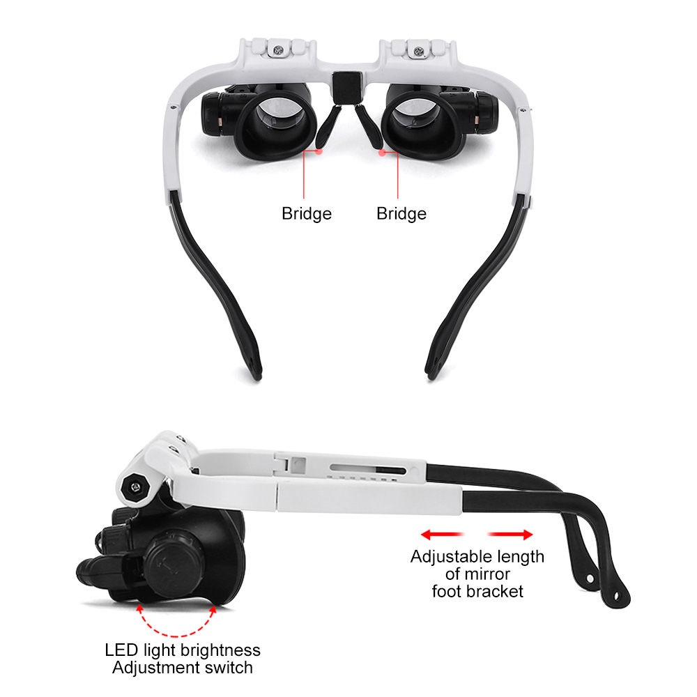 8X 15X 23X Lens 2XLED Watch Je - Electronics Repair Glasses incelemesi ve fiyatı
