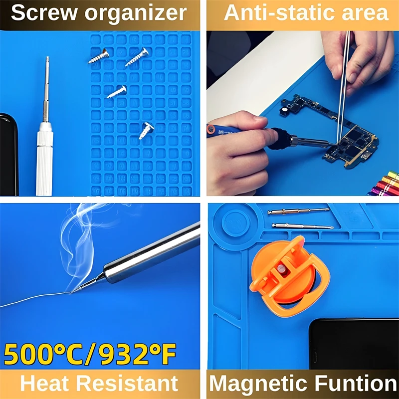 Silicone Soldering Mat ESD Ant - Electronics Repair Workstation incelemesi ve fiyatı