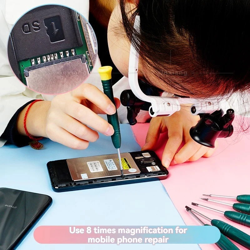 Magnifying Glass 8X/15X/23X Je - Electronics Repair Glasses incelemesi ve fiyatı