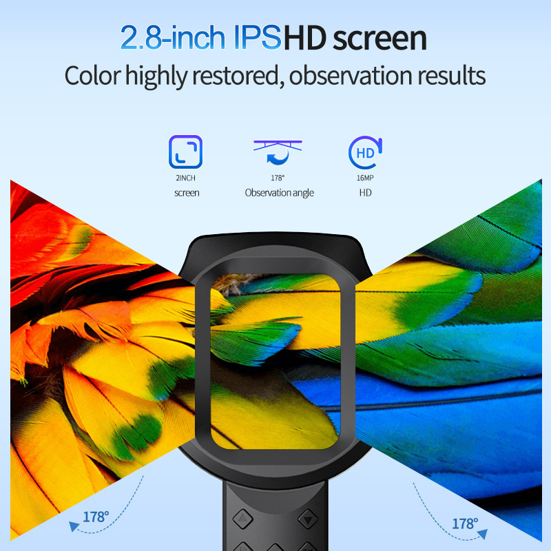 2.8'' IPS Digital Magnifier Fu - Electronics Repair Glasses incelemesi ve fiyatı