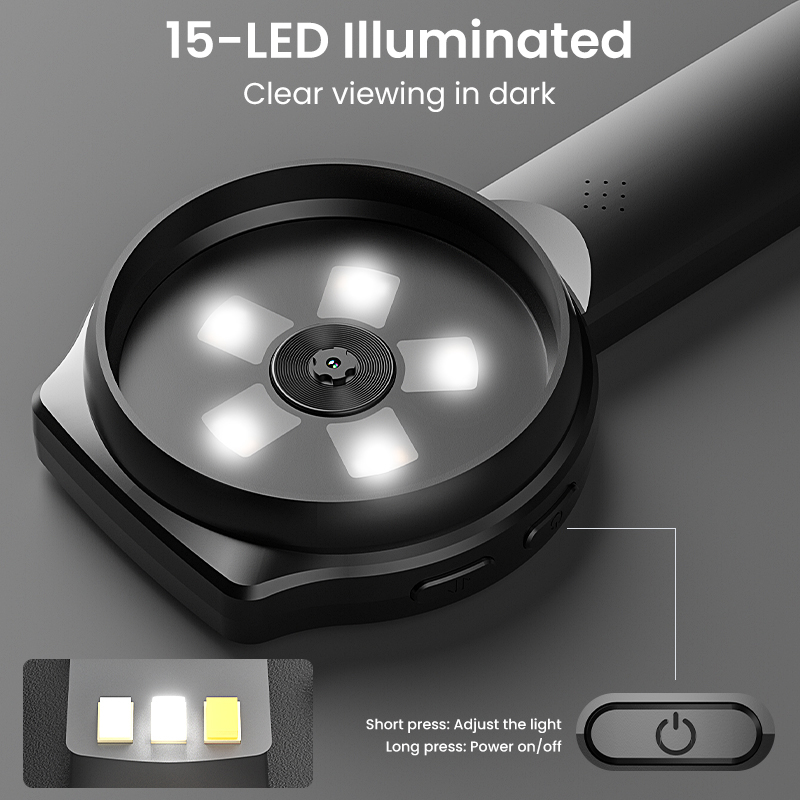 2.8'' IPS Digital Magnifier Fu - Electronics Repair Glasses incelemesi ve fiyatı