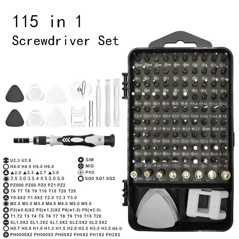 115-in-1 Screwdriver Set, Mult - Electronics Repair Service incelemesi ve fiyatı