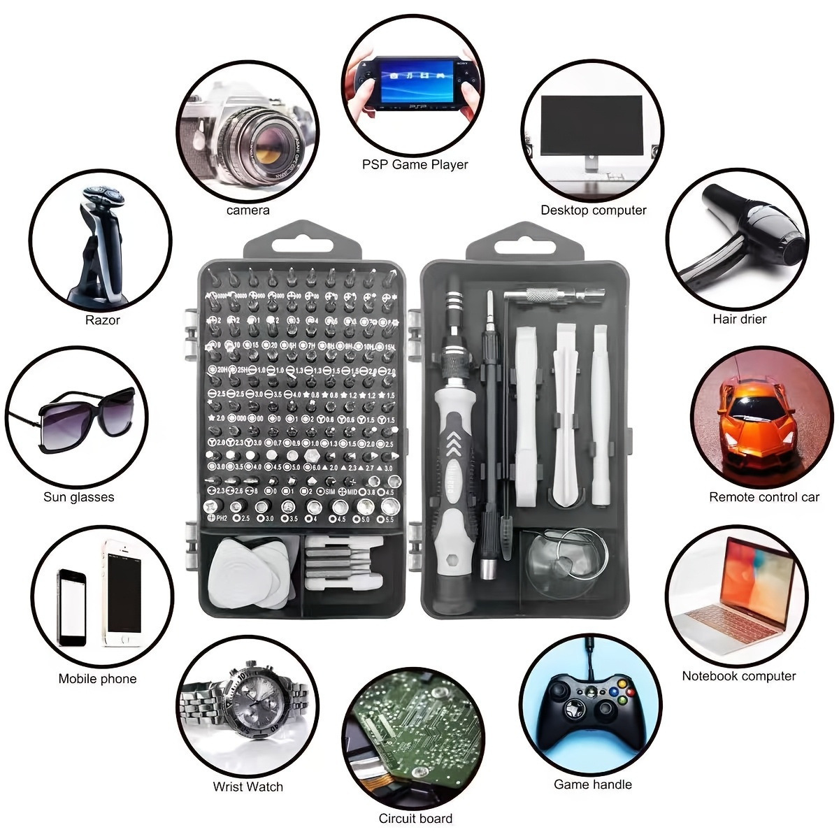 115-in-1 Screwdriver Set, Mult - Electronics Repair Service incelemesi ve fiyatı