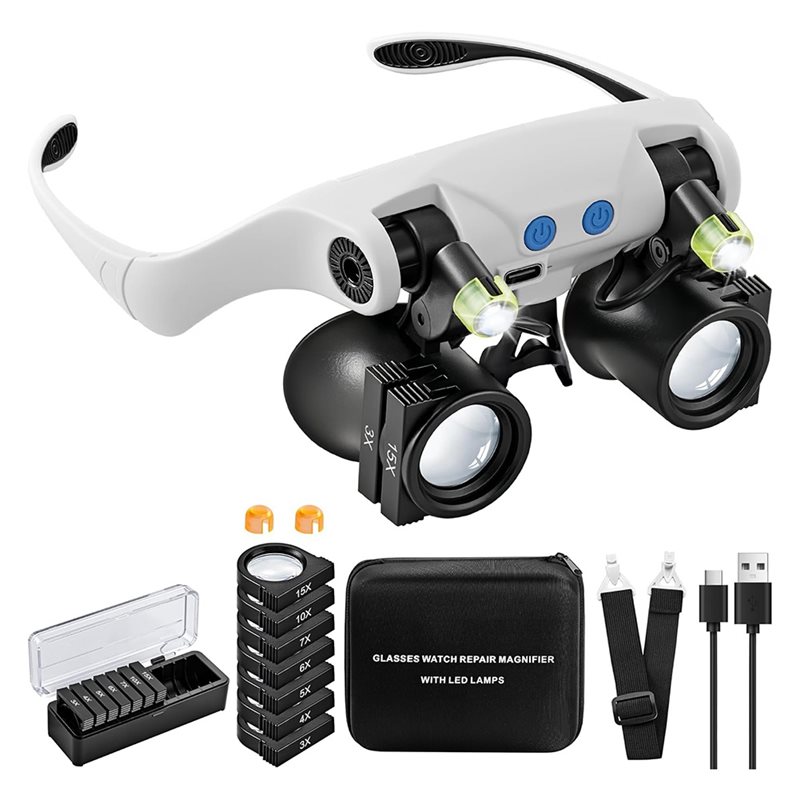ABUP-LED Light Magnifying Glas - Electronics Repair Glasses incelemesi ve fiyatı