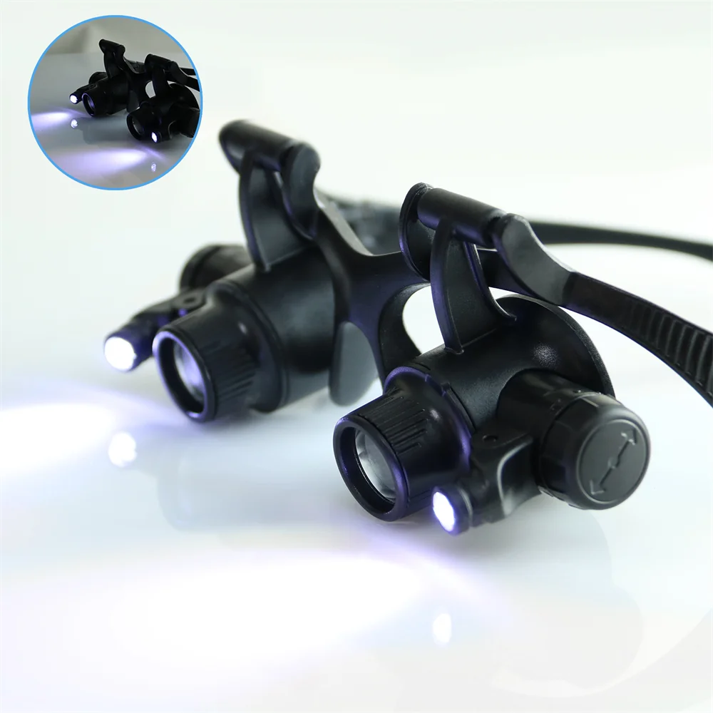 Headband Magnifier with 2 LED  - Electronics Repair Glasses incelemesi ve fiyatı