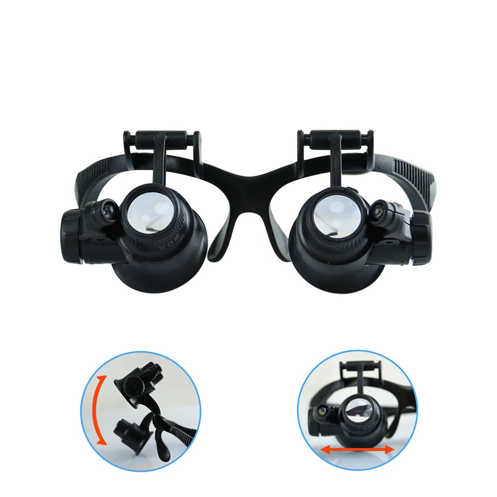 Headband Magnifier with 2 LED  - Electronics Repair Glasses incelemesi ve fiyatı