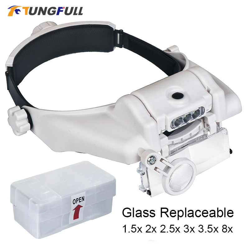 LED Headband Magnifier Profess - Electronics Repair Glasses incelemesi ve fiyatı